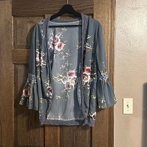 Floral cardigan